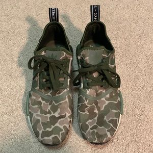 Adidas NMD R1 Primeblue Boost Camo Sneakers Men’s 9